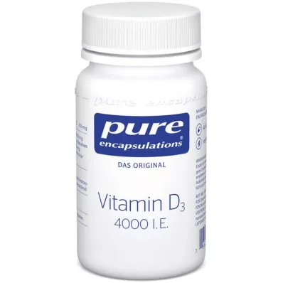 PURE ENCAPSULATIONS Vitamin D3 4000 I.E. kapsler, 60 kapsler