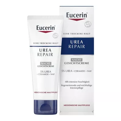 EUCERIN UreaRepair ansiktskrem 5% natt, 50 ml