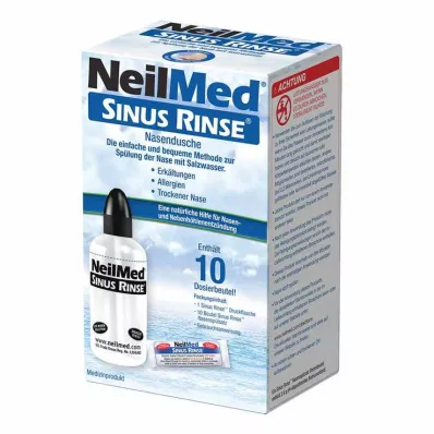 Neilmed Sinus Skyll Nas.du.+ Nas.Sp.Salt 10 Dosbtl, 1 s