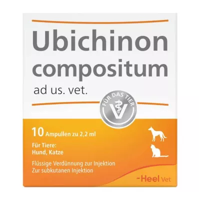 UBICHINON compositum ad us.vet.ampuller, 10 stk UBICHINON compositum ad us.vet.ampuller, 10 stk