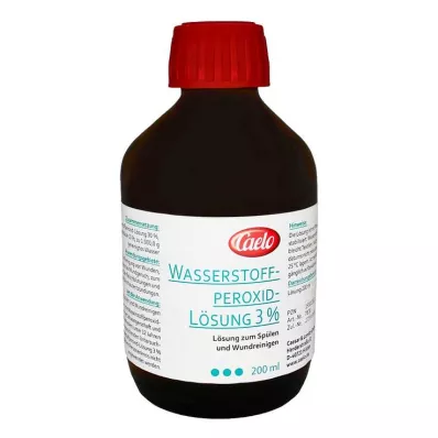 WASSERSTOFFPEROXID 3 % Caelo Lsg. standard Zul. 200 ml WASSERSTOFFPEROXID 3 % Caelo Lsg. standard Zul. 200 ml