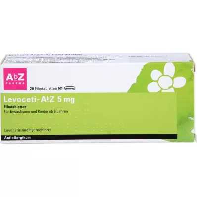 LEVOCETI-AbZ 5 mg filmdrasjerte tabletter, 20 stk