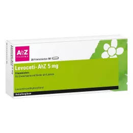 LEVOCETI-AbZ 5 mg filmdrasjerte tabletter, 20 stk