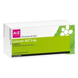 LEVOCETI-AbZ 5 mg filmdrasjerte tabletter, 50 stk