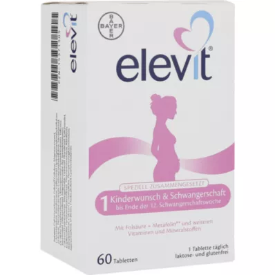 ELEVIT 1 Fertilitet &amp; Graviditetstabletter, 1X60 St