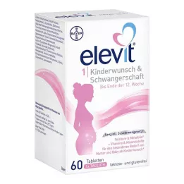 ELEVIT 1 Fertilitet & Graviditetstabletter, 1X60 St