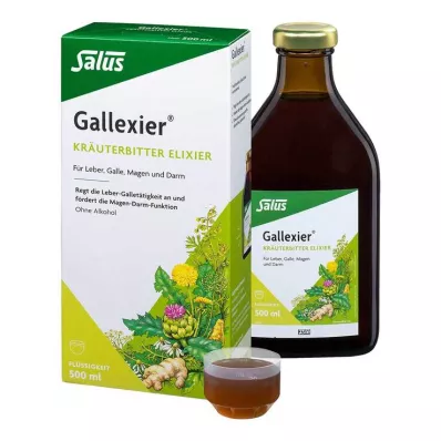 Gallexier Herbal Bitters Elixir Salus Liquid, 500 ml Gallexier Herbal Bitters Elixir Salus Liquid, 500 ml