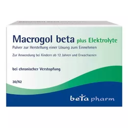 Macrogol beta pluss elektrolyttpulver, 30 stk