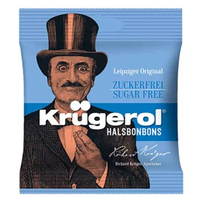 Krügerol halsgodis uten sukker, 50 g