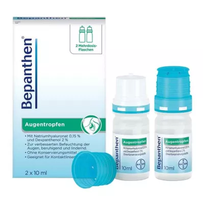 BEPANTHEN Øyedråper, 2X10 ml BEPANTHEN Øyedråper, 2X10 ml