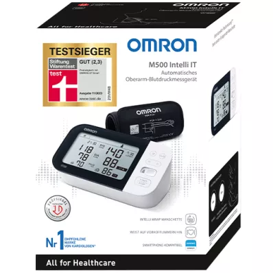 OMRON M500 Intelli IT Overarms blodtrykksmåler, 1 stk OMRON M500 Intelli IT Overarms blodtrykksmåler, 1 stk