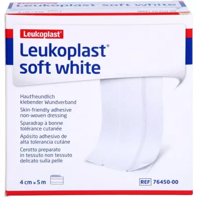 LEUKOPLAST myk hvit gips 4 cmx5 m rull, 1 stk