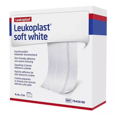 LEUKOPLAST myk hvit gips 4 cmx5 m rull, 1 stk LEUKOPLAST myk hvit gips 4 cmx5 m rull, 1 stk