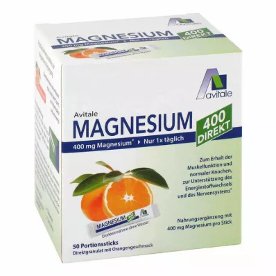 MAGNESIUM 400 direkte oransje porsjonspinner, 50X2,1 g