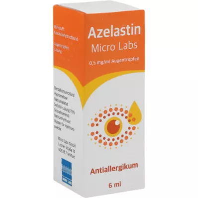 AZELASTIN Micro Labs 0,5 mg/ml øyedråper, 6 ml