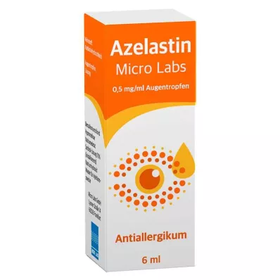 Azelastine Micro Labs 0,5 mg/ml øyedråper, 6 ml