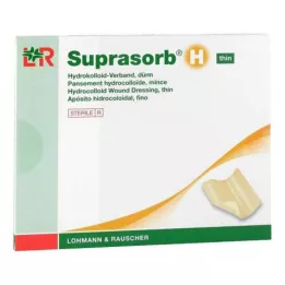 Suprasorb H hydrokolloidbandasje tynn 5x5 cm, 10 stk