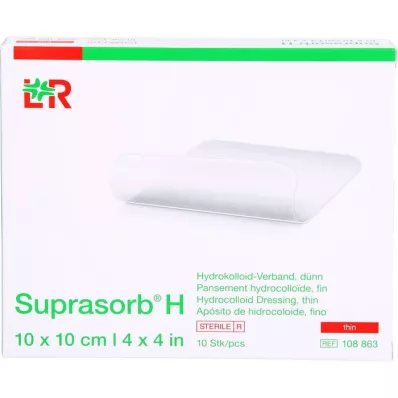 SUPRASORB H Hydrocoll.dressing tynn 10x10 cm, 10 stk