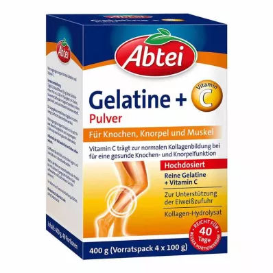 ABTEI Gelatin pluss C-vitaminpulver, 400 g ABTEI Gelatin pluss C-vitaminpulver, 400 g