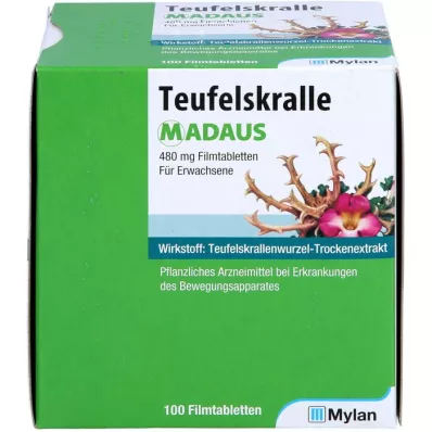 TEUFELSKRALLE MADAUS Filmdrasjerte tabletter, 100 stk