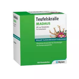 TEUFELSKRALLE MADAUS Filmdrasjerte tabletter, 100 stk