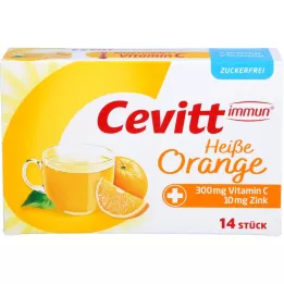 CEVITT immune hot orange sukkerfritt granulat, 14 stk