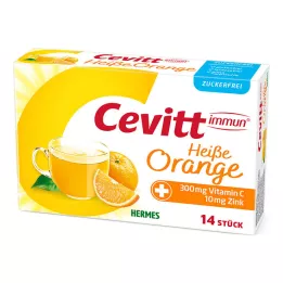 CEVITT immune hot orange sukkerfritt granulat, 14 stk