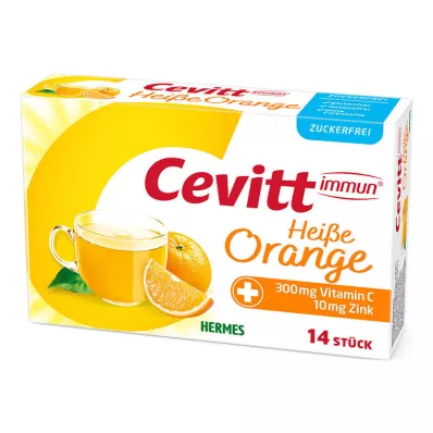 Cevitt immune varm appelsin sukkerfrie granulat, 14 stk
