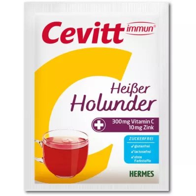 CEVITT immune hot elderberry sukkerfritt granulat, 14 stk