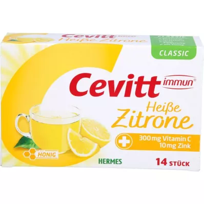 CEVITT immune hot lemon classic granulat, 14 stk