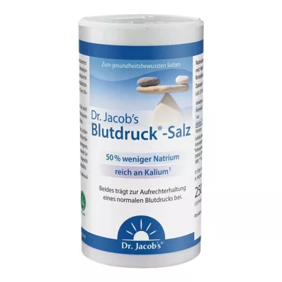 Blodtrykkssalt med kalium Dr. Jacob`s, 250 g