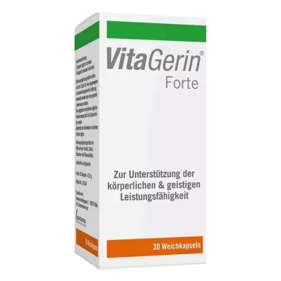 VITA GERIN Forte myke kapsler, 30 stk VITA GERIN Forte myke kapsler, 30 stk