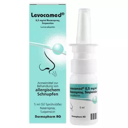 LEVOCAMED 0,5 mg/ml nesespray, suspensjon, 5 ml