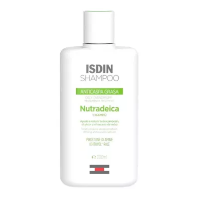 ISDIN Nutradeica sjampo mot flass og fett hår, 200 ml ISDIN Nutradeica sjampo mot flass og fett hår, 200 ml