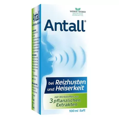 ANTALL mot irritabel hoste og heshet Saft, 100 ml ANTALL mot irritabel hoste og heshet Saft, 100 ml