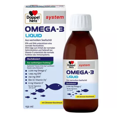 Doppelherz Omega-3 væskesystem, 150 ml Doppelherz Omega-3 væskesystem, 150 ml
