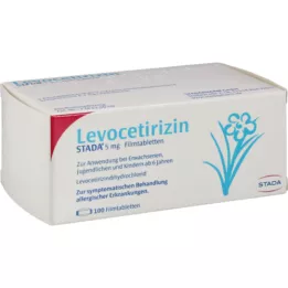 LEVOCETIRIZIN STADA 5 mg filmdrasjerte tabletter, 100 stk