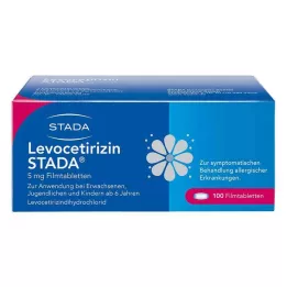 LEVOCETIRIZIN STADA 5 mg filmdrasjerte tabletter, 100 stk