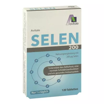 SELEN 200 µg tabletter, 120 stk SELEN 200 µg tabletter, 120 stk