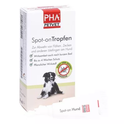 PHA Spot-on dråper for hunder, 2X2 ml