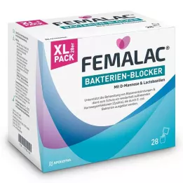 FEMALAC Bakterieblokkerende pulver, 28 stk