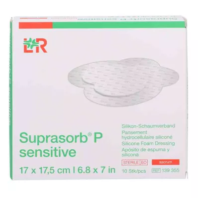 Suprasorb P sensitiv PU-skumkrem bor.17x17,5, 10 stk Suprasorb P sensitiv PU-skumkrem bor.17x17,5, 10 stk