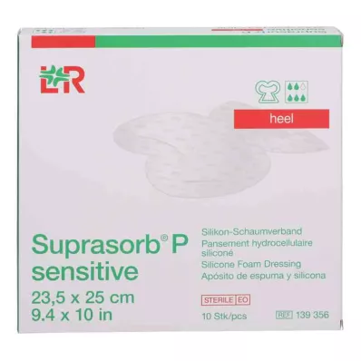 Suprasorb P sensitiv PU-skum hæl bor.23,5x25, 10 stk Suprasorb P sensitiv PU-skum hæl bor.23,5x25, 10 stk