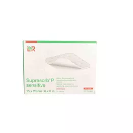 SUPRASORB P sensitive PU-Skum v.non-bor.15x20cm, 10 stk