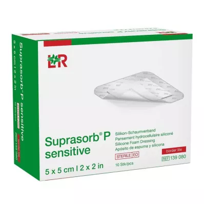 Suprasorb P sensitiv PU-Schaumv.bor.lite 5x5cm, 10 stk