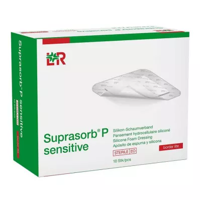 SUPRASORB P sensitive PU-Skum v.bor.lite 10x10cm, 10 stk