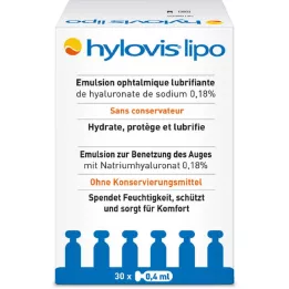 HYLOVIS lipo øyedråper enkeltdosepipetter, 30X0,4 ml