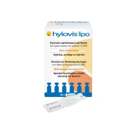 HYLOVIS lipo øyedråper enkeltdosepipetter, 30X0,4 ml