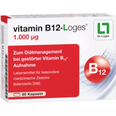 VITAMIN B12-LOGES 1000 μg kapsler, 60 stk