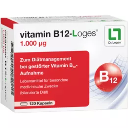 VITAMIN B12-LOGES 1000 μg kapsler, 120 stk